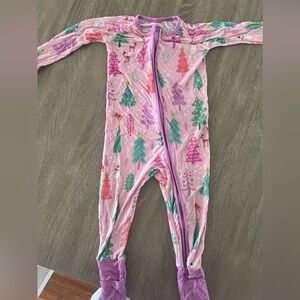 Little Sleepies Pink Christmas Trees